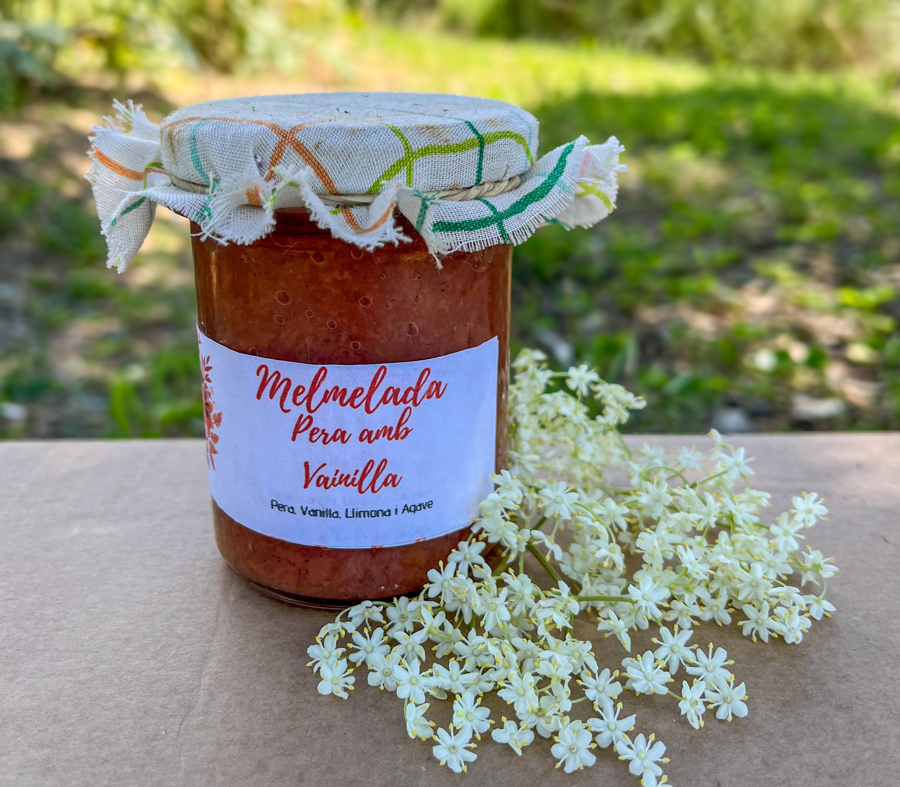 Melmelada de pera amb vainilla (sense sucre)