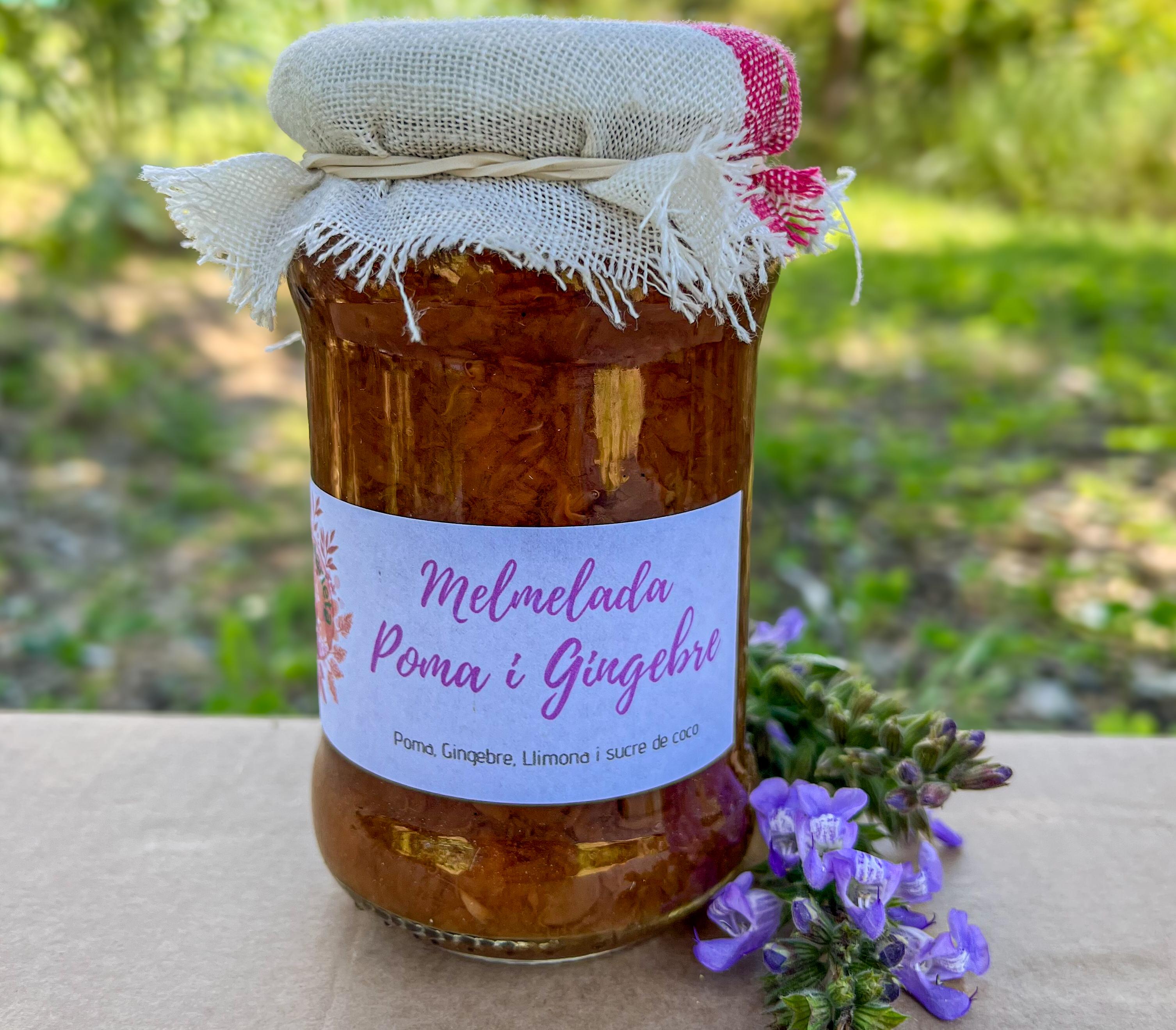 Melmelada de poma amb gingebre (sense sucre)