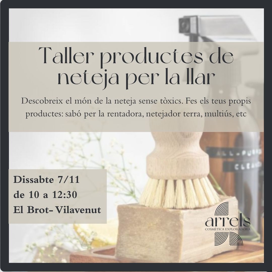 Taller de neteja sense tòxics