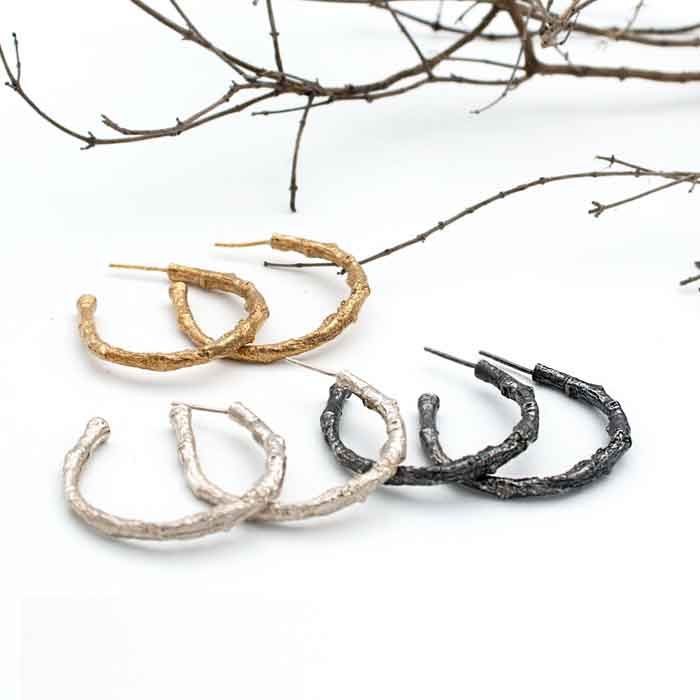 Arracades de branca | Twigs (L) 2