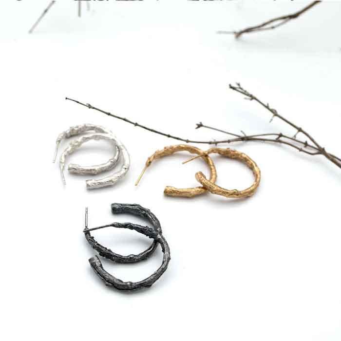 Arracades de branca | Twigs (M) 2