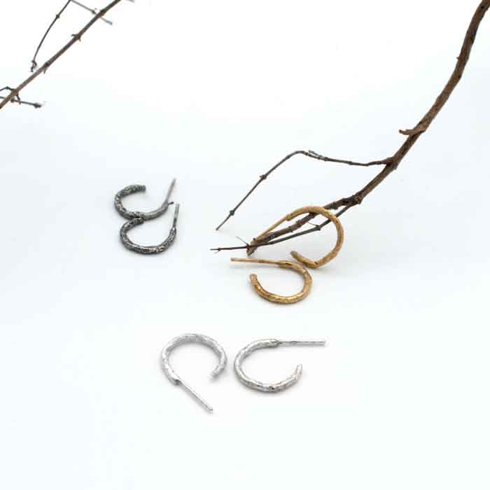Arracades de branca | Twigs (XS) 2