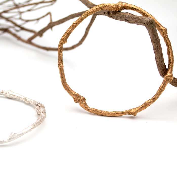 Polsera tipus esclava amb forma de branca | Twigs 4